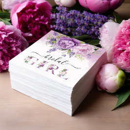 Servilleta De Papel Chica de Fiesta de Despedida de Soltera con Flores