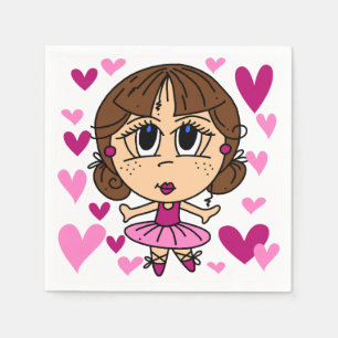 Servilleta De Papel Chica de la bailarina