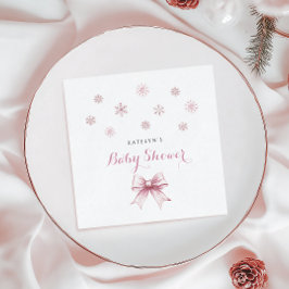 Servilleta De Papel Chica de Navidades de invierno Baby Shower