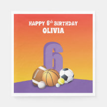 Chica de nombre personalizado 6º Balls deportivas 
