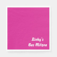 Chica de papel fiesta Napkin