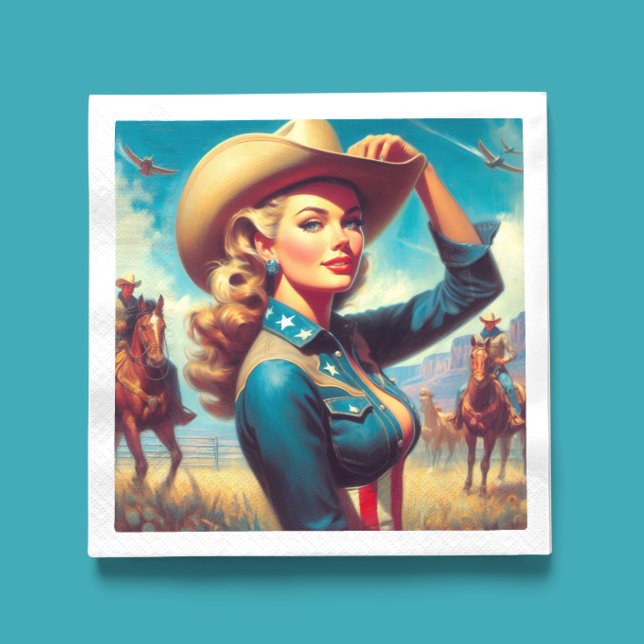Servilleta De Papel Chica de Rodeo Antiguo (Subido por el creador)
