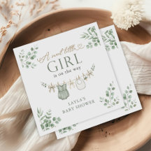 Chica de ropa tendida boho neutral Baby Shower