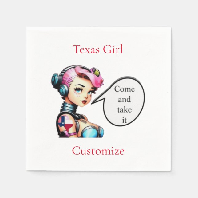 Servilleta De Papel Chica de Texas Thunder_Cove (Anverso)