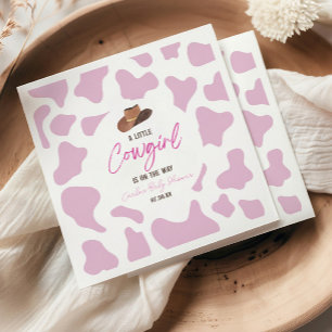 Servilleta De Papel Chica de vaca pequeña Rodeo Baby Shower Occidental