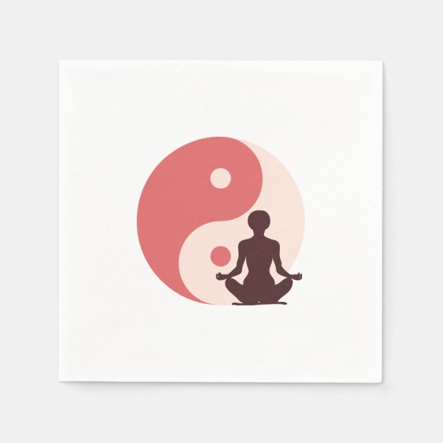 Servilleta De Papel Chica de yoga (Anverso)