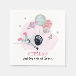 Servilleta De Papel Chica del Espacio Ultraterrestre: Primer viaje alr