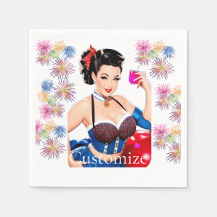 Servilleta De Papel Chica del Fiesta de cócteles Thunder_Cove