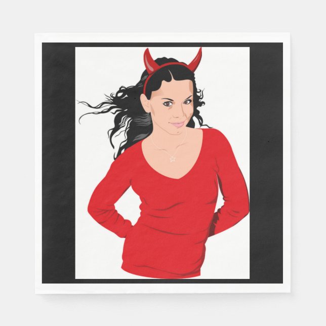 SERVILLETA DE PAPEL CHICA DEVIL (Anverso)