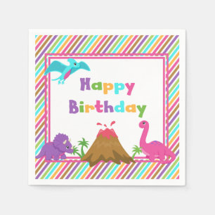 Servilleta De Papel Chica Dino