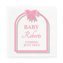 Chica Dulce Corazón Rosa Baby Shower