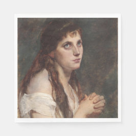 Servilleta De Papel Chica elegante con manos dobladas (arte vintage)