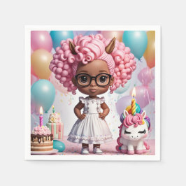 Servilleta De Papel Chica fiesta de Unicorn