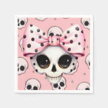 Chica Ghost Skeleton Halloween Tema Rosa
