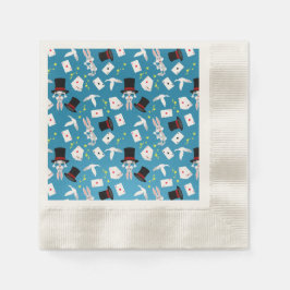 Servilleta De Papel Chica mago muestra fiesta de cumpleaños