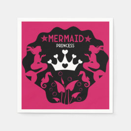 Servilleta De Papel Chica Mermaid Princess