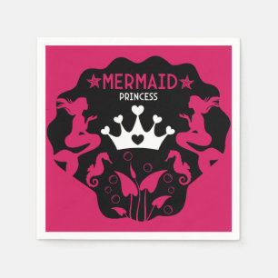 Servilleta De Papel Chica Mermaid Princess