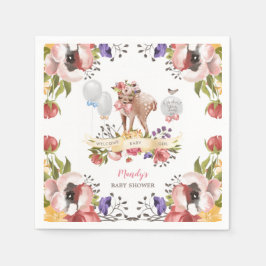 Servilleta De Papel Chica Oh Deer Baby Shower