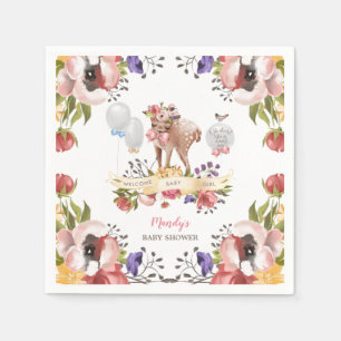 Servilleta De Papel Chica Oh Deer Baby Shower