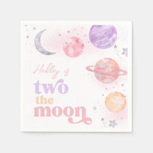 Servilleta De Papel Chica Pink Space Fiestas Napkins