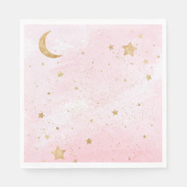 Servilleta De Papel Chica Pink Space Fiestas Napkins
