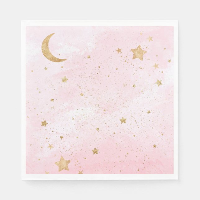Servilleta De Papel Chica Pink Space Fiestas Napkins (Anverso)
