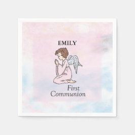 Servilleta De Papel Chica, primer ángel de la comunión