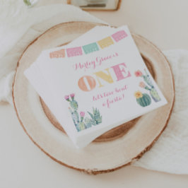 Servilleta De Papel Chica Primer Fiesta de cumpleaños, Taco acerca de