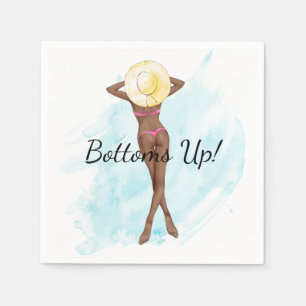 Servilleta De Papel Chica Retro Bikini Fiesta adulto