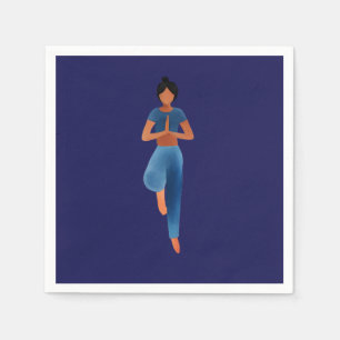 Servilleta De Papel Chica yoga, arte yoga