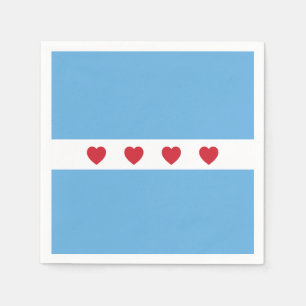 Servilleta De Papel Chicago Love   Napkins   Papel