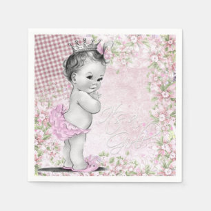 Servilleta De Papel Chicas Baby Shower Vintage