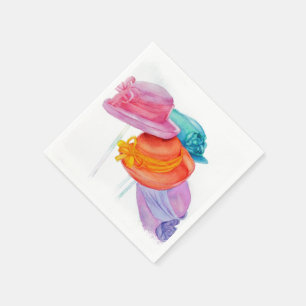 SERVILLETA DE PAPEL CHICAS COLORIDOS GORRAS PAPEL NAPKINS