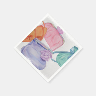 SERVILLETA DE PAPEL CHICAS COLORIDOS PURSOS PAPEL NAPKINS