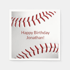 Servilleta De Papel chicas de béisbol fiesta de softball