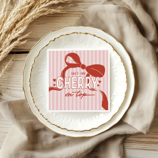 Servilleta De Papel Chicas de Cherry First Coquette