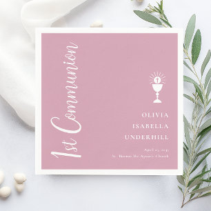 Servilleta De Papel Chicas de guión 1ª comunión