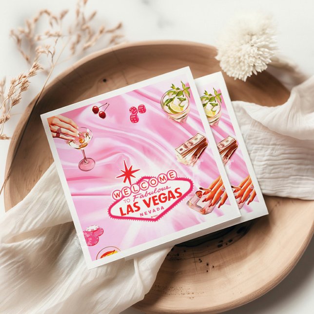 Servilleta De Papel Chicas de Póquer de Las Vegas (Subido por el creador)