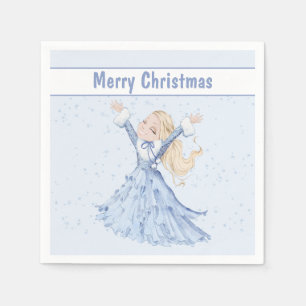 Servilleta De Papel Chicas de Winter Princess navidades