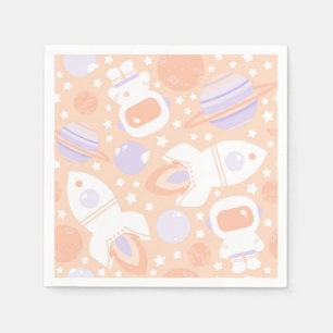 Servilleta De Papel Chicas espaciales Fiesta Napkins