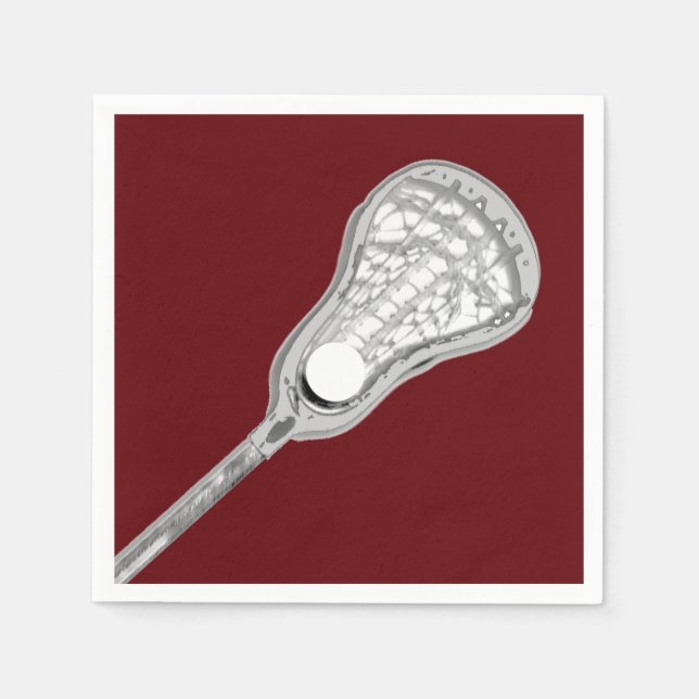 Servilleta De Papel Chicas Fiesta Lacrosse (Anverso)