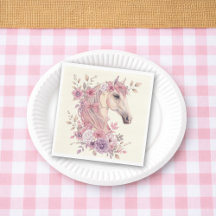 Chicas Lindos Caballos Flor Pastel Poni