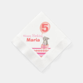 Servilleta De Papel Chicas llamados servilletas de globo koala de 5 añ