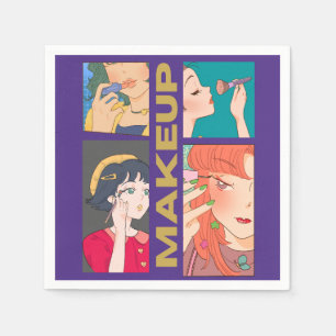 SERVILLETA DE PAPEL CHICAS MAKEUP