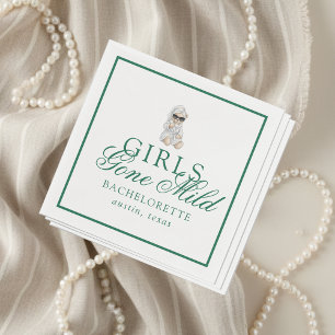 Servilleta De Papel Chicas Moderadas Oso de Spa Despedida de Soltera