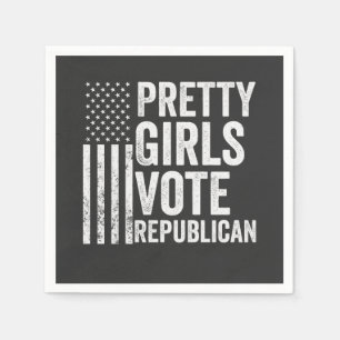 Servilleta De Papel Chicas Para Las Elecciones Republicanas 2024
