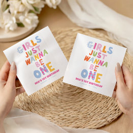 Servilleta De Papel Chicas Retro Solo Quieren Ser Una Cumpleaños Prep