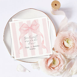 Servilleta De Papel Chicas solo quieren ser el primer cumpleaños