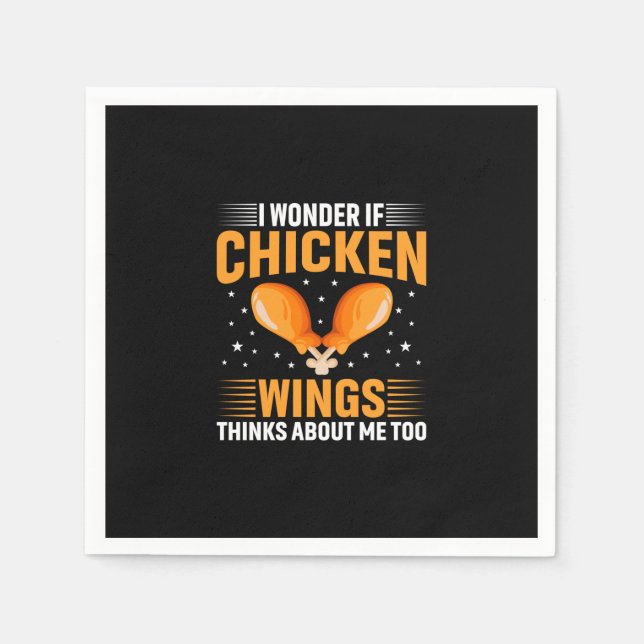 Servilleta De Papel Chicken Art Chicken Wing (Anverso)
