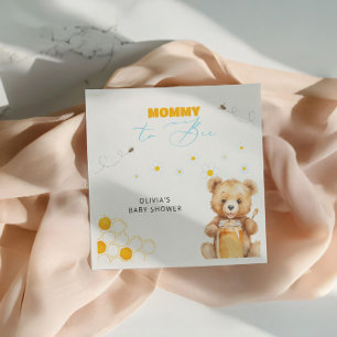 Servilleta De Papel Chico Chica Oso de Peluche Dulce Fiesta para Bebé